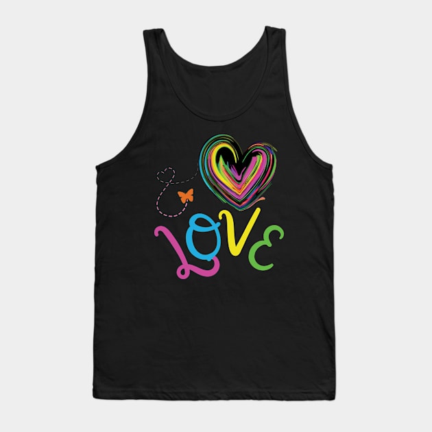 Heart of Lightness | Love Tank Top by DreamsofDubai